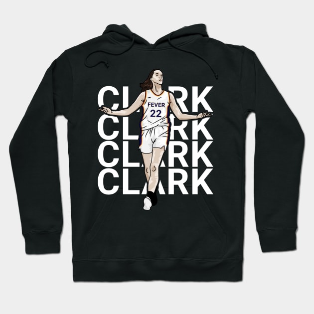 Caitlin Fever 22 Clark Hoodie by thesportstation